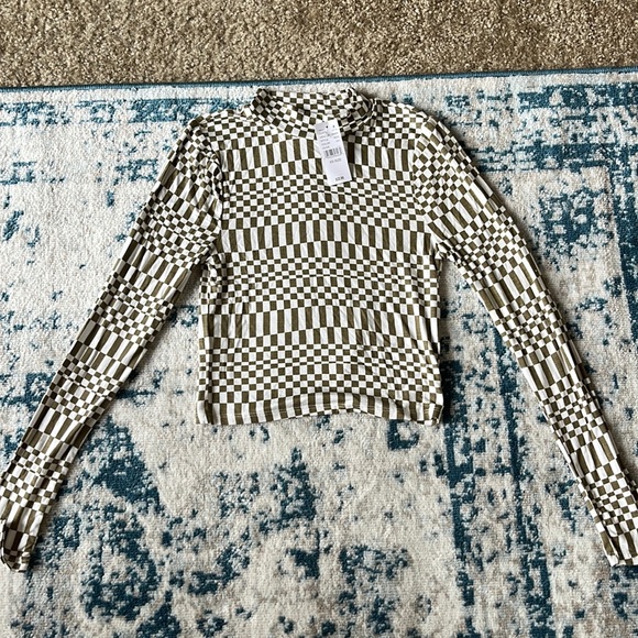 PacSun Checkered Top XS - Picture 1 of 6